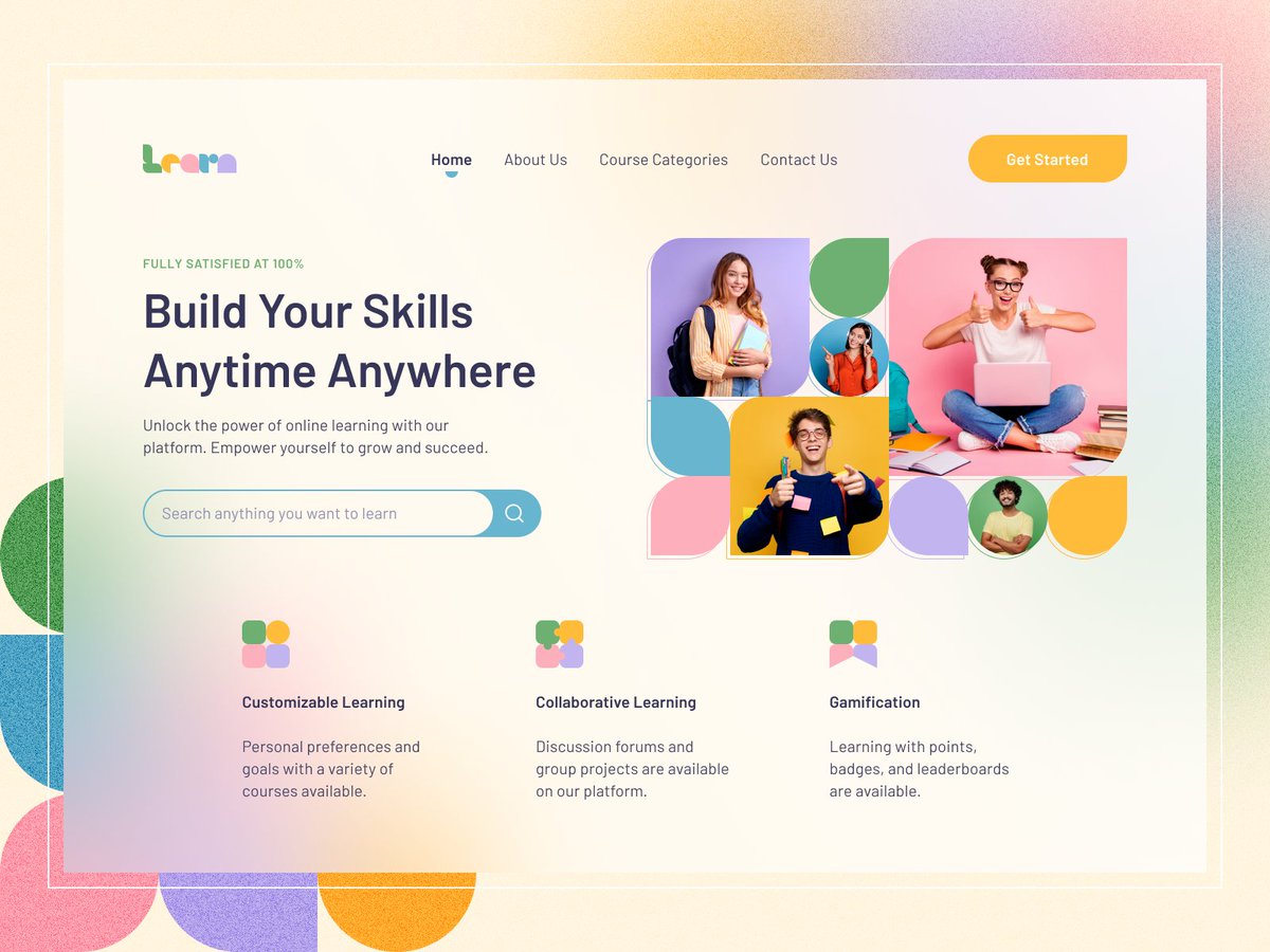 uiabkhalid's tweet image. Introducing My Latest Design
An E-learning Platform Landing Page
dribbble.com/shots/20816513…
#uidesign #uxdesign #uiuxdesign