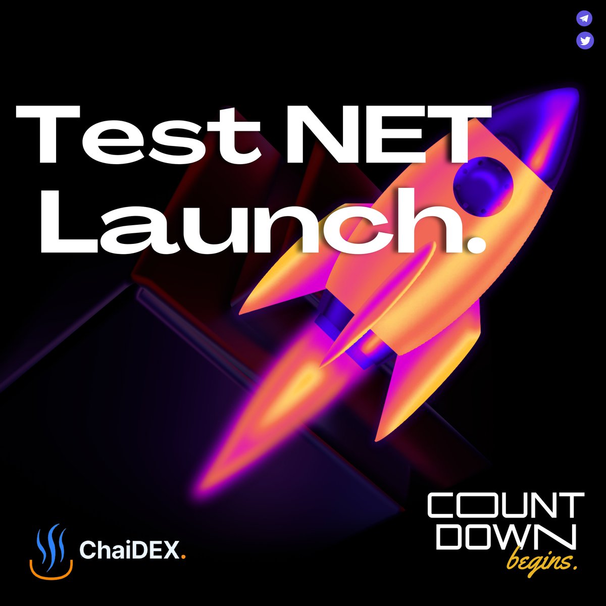 chaidexHQ's tweet photo. 🎉 Exciting news! To celebrate the launch of the ChaiDex test net, we're giving away Chai-T tokens 🪙 and hampers 🎁! Don't miss out, register now with our quick and easy Google Form: https://t.co/tnatC9syqf
#ChaiDex
#giveaway #ChaiT #crypto #chaidex #Web3 #DEX #DeFi #Testnet https://t.co/txeBkcAvvF