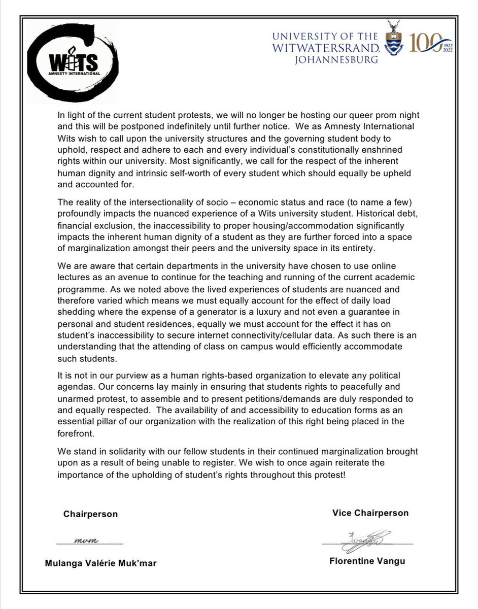 Amnesty Wits tweet media