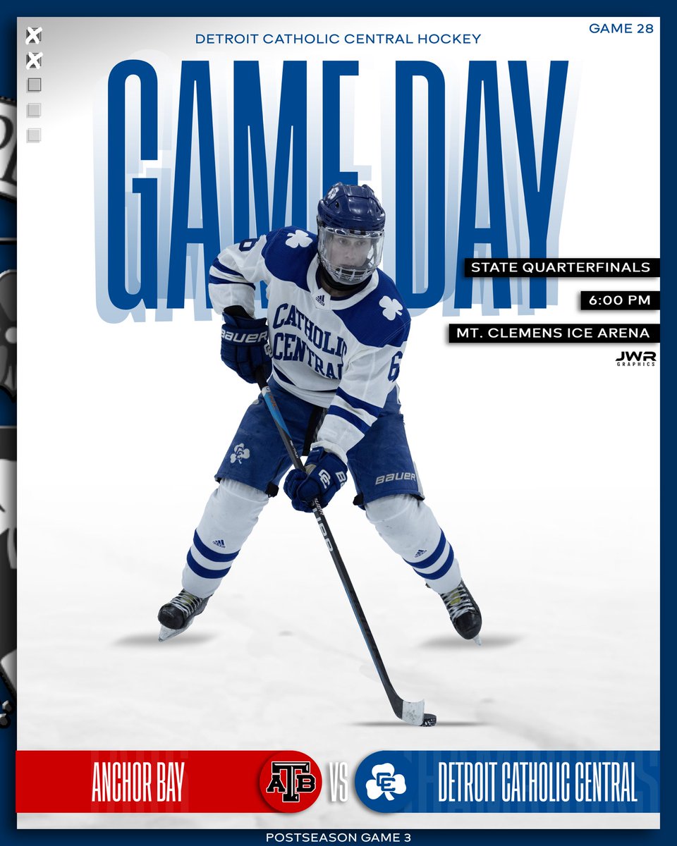 dcchockey's tweet image. GAME DAY! State quarterfinals vs Anchor Bay tonight at 6 pm in Mt Clemens.  #ccpride Let’s Go!!!