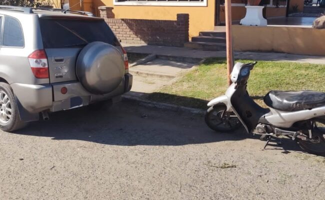 Motociclista lesionada en accidente de tránsito en Bialet Massé buff.ly/3JcWHT3