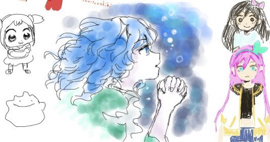 「茶髪 人魚」のTwitter画像/イラスト(新着)