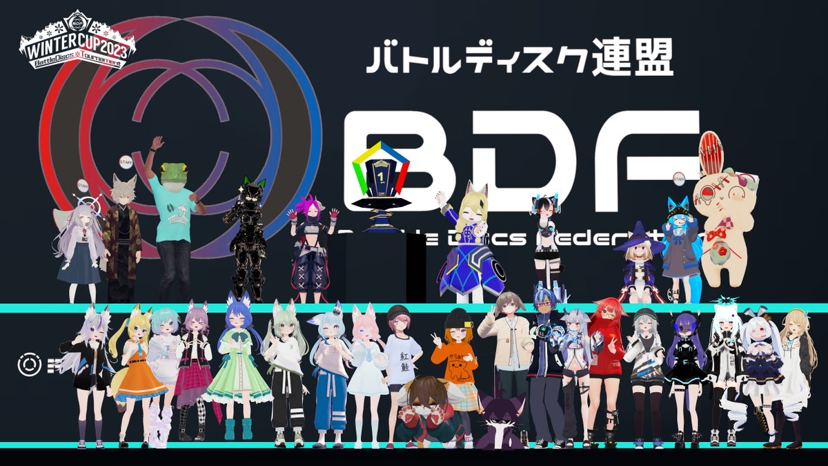 XrossDiscsFed's tweet photo. BDF Winter CUP 2023 R4が終了いたしました。

今回の優勝チームは『第411航空団』🛩️🔥
個々のスキルが高いだけでなく、VCを聞いていなくてもわかる連帯感が凄まじかった...

この度は、大会へのご参加、配信のご視聴まことにありがとうございました🙌

#BattleDiscs
#VRSports
#VRChat https://t.co/GYs7FeTiXk