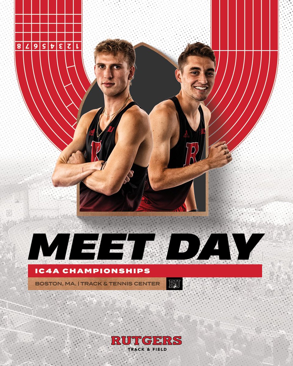 RutgersTFXC's tweet photo. 𝐌𝐞𝐞𝐭 𝐃𝐚𝐲!

Men’s distance is set for competition at the IC4A Championships. Action begins at 10:30 a.m.

Live Results --> https://t.co/wBusuOGYwT https://t.co/XO90FYAUs8