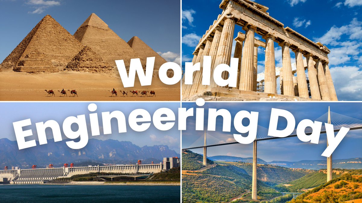AVCONINC's tweet photo. To celebrate #WorldEngineeringDay, let's pay homage to the engineering that has advanced our world and created new possibilities from the Ancient Era to today! #AVCONINC https://t.co/QaRdz5XC56