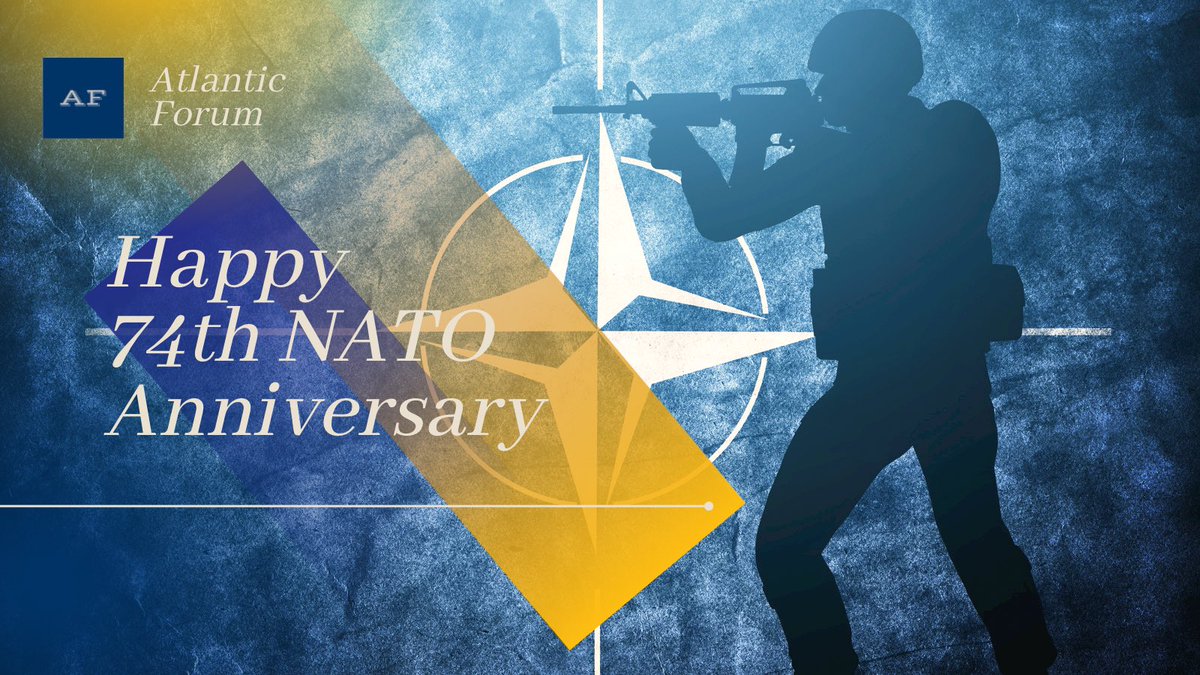 AtlForum's tweet photo. 📌Glad to launch a new edition of #NATOEducationMonth, a campaign dedicated to #NATO74 Anniversary. This year we also celebrate 4️⃣ years of AF & active #Transatlanticism.
Follow us & prepare for 3️⃣0️⃣ days of #AllyKnowledge to discover curiosities about Allies #StrongerTogether https://t.co/yFyDbsvmMF