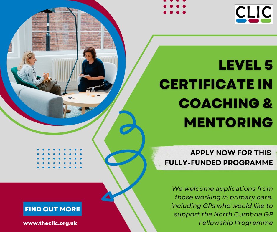 Interested in becoming a certified coach?

We are accepting applications for a fully-funded Level 5 Certificate in Coaching and Mentoring. This is a great opportunity to deepen your knowledge &amp; deliver coaching as part of our Network.

Find out more ➡️ ow.ly/JWsR50N8mmh