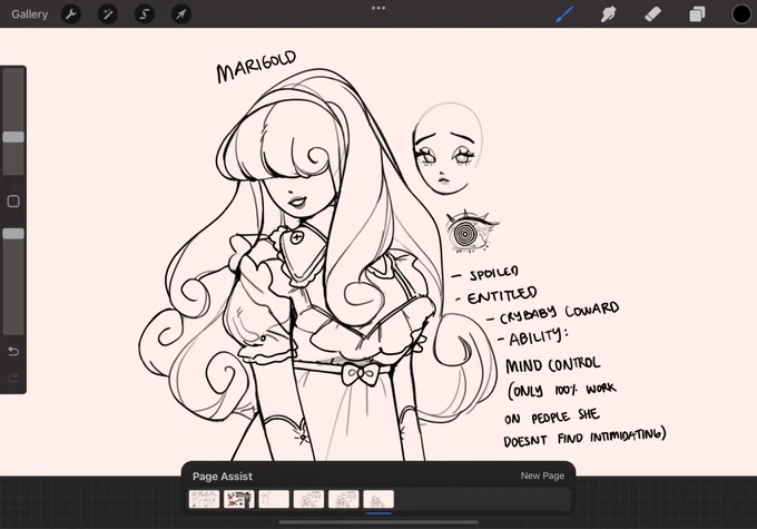 meet the silly strike antagonist, marigold! shes a brat (young adult) 