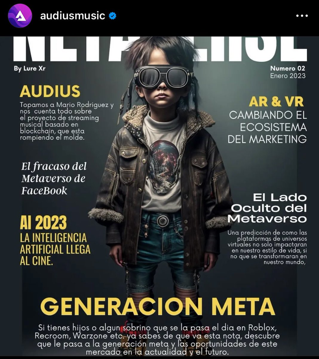 Gm twitter ☕️✨ sharing is caring. I got interviewed by the #web3 team of <a href="/UNIMEDIOSMX/">UNIMEDIOS</a>, it's in Spanish for the hispanic community 🫡🤍 $AUDIO #musictech #Audius 

lurexr.com/netaverse 🎧
