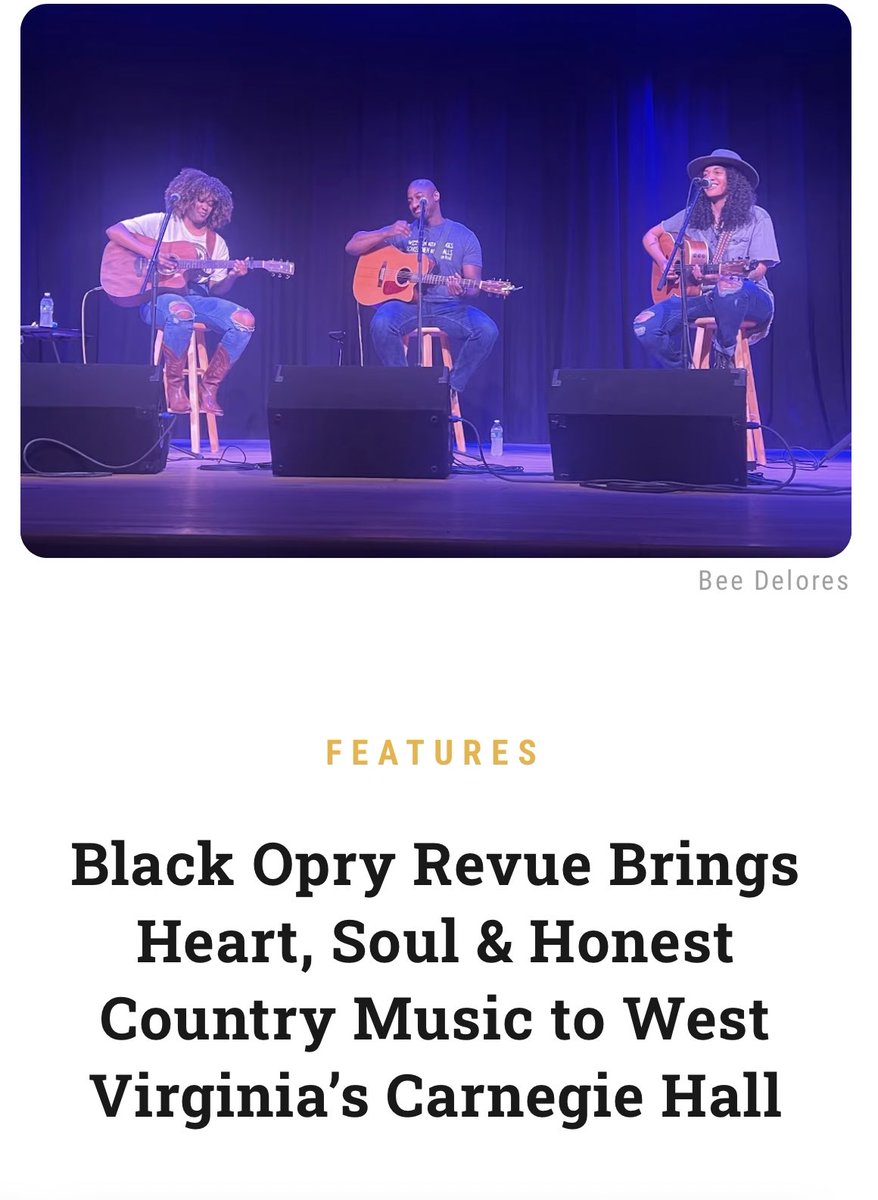 Adding “delicious folky-flair” to my list of style descriptors 🤤 What an incredible write up of our @BlackOpry set in WV by @BeeADelores Truly humbled ❤️❤️❤️ wideopencountry.com/black-opry-rev…