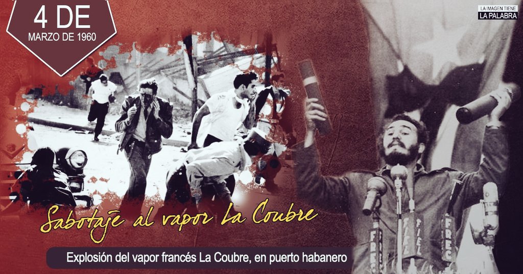 La explosión del Vapor 'La Cubre' fue un acto terrorista y en los archivos de la CIA, guardan sus secretos ¡Patria o Muerte!, Fue, es y será la Respuesta. #CubaViveEnSuHistoria #DeZurdaTeam 🤝🐊 @DeZurdaTeam_ @MinfarC @EjrcitoOrienta1 @CentralEjercito @EjtoOccidental