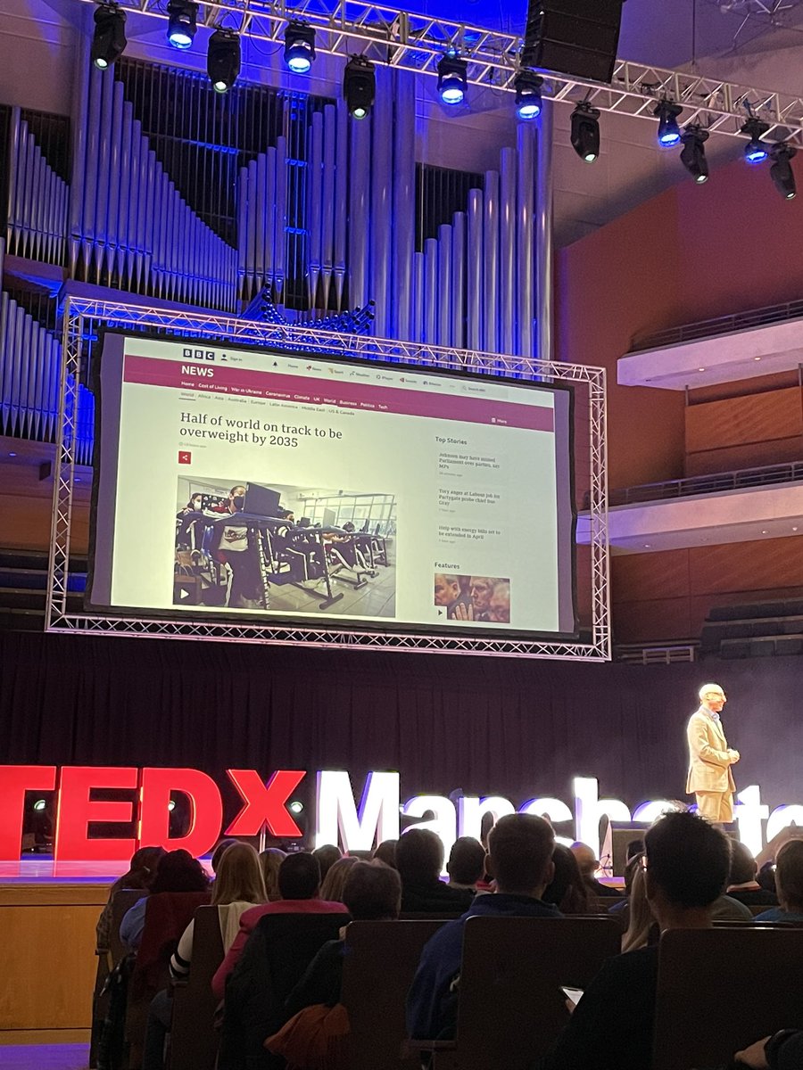 SPFMANC's tweet image. At @TEDxManchester today. Fascinating talk from Dr James Levine on Non Exercise Activity Thermogenesis and the science behind movement and inactivity 
#ActiveWork #ActiveLearning #ActiveMindBody @GmMoving @hayleylever #tedxmanchester @Boost_GM