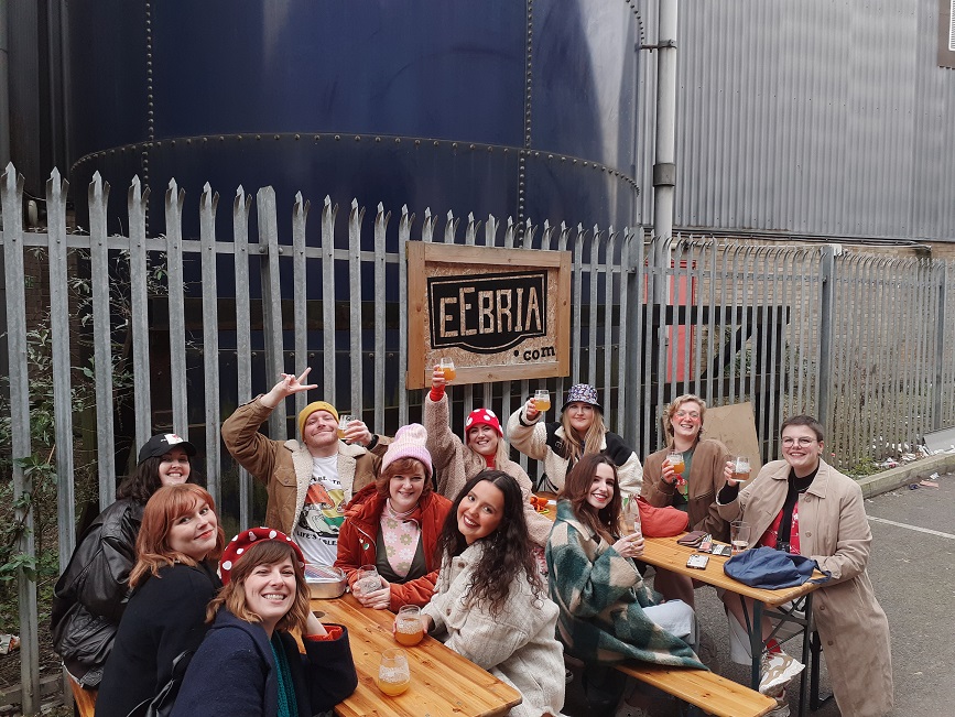 After almost a full season of #TheLastOfUs we were tentative when a group of mushroom people descended on the taproom... but luckily these fun guys weren't the end of the world! Caps off to a fun beer mile theme we haven't seen before - a morel bunch. More puns? Sorry, not mushr-
