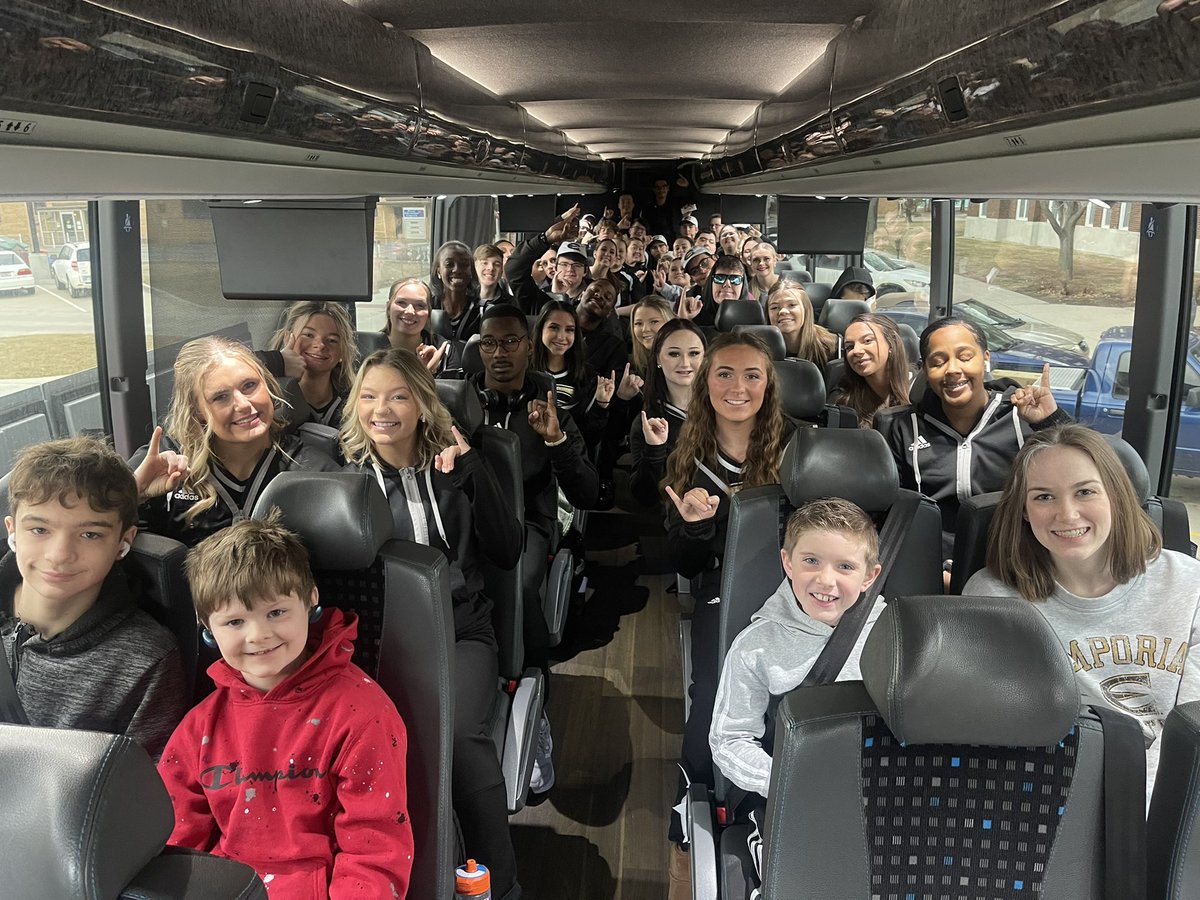 ESU Cheer Squad (@esucheer) on Twitter photo Day 3! Ready to cheer on <a href="/ESUMensBBall/">Emporia State Basketball</a> at the <a href="/TheMIAA/">The MIAA</a> tournament with the best <a href="/esuathleticband/">Emporia State Athletic Bands</a>! Beat Northwest! Day 3! Ready to cheer on <a href="/ESUMensBBall/">Emporia State Basketball</a> at the <a href="/TheMIAA/">The MIAA</a> tournament with the best <a href="/esuathleticband/">Emporia State Athletic Bands</a>! Beat Northwest!