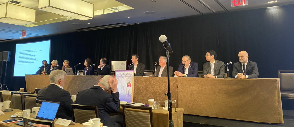 Very Interesting discussion on Immunotherapy 🫁in Lung Cancer and a “call to action” to “personalize” IO, improving biomarker research. #NYLCF23 @fred_hirsch @barlesi @danieltanmd @peters_solange @politikaterina @HosseinBorghaei @VamsiVelcheti @OncoAlert