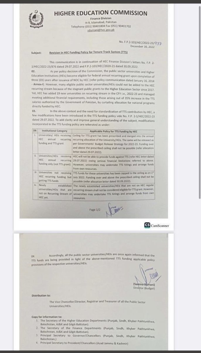 APTTA has announced Protest in-front of <a href="/hecpkofficial/">HEC Pakistan</a> on March 15, 23 in response to HEC recent notification regarding Revision in TTS funding policy.
#HEC_WithdrawNewTTS_FundingPolicyNotification
<a href="/MAhmedhec/">Dr Mukhtar Ahmed</a>
<a href="/CMShehbaz/">Shehbaz Sharif</a> <a href="/NawazSharifMNS/">Nawaz Sharif</a> <a href="/MaryamNSharif/">Maryam Nawaz Sharif</a> <a href="/RTanveerPMLN/">Rana Tanveer Hussain</a> <a href="/betterpakistan/">Ahsan Iqbal</a>