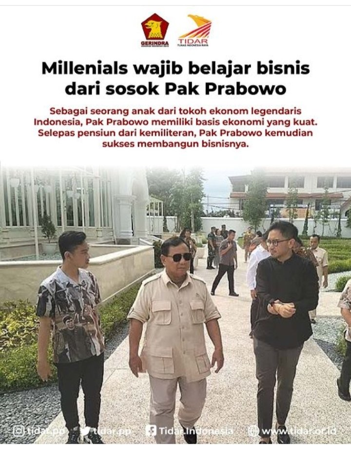 BudiSophian's tweet image. Prabowo Presiden Gerindra Menang
#mendingprabowo
#terusmajubersamaprabowo
#tidar
#grdjakarta