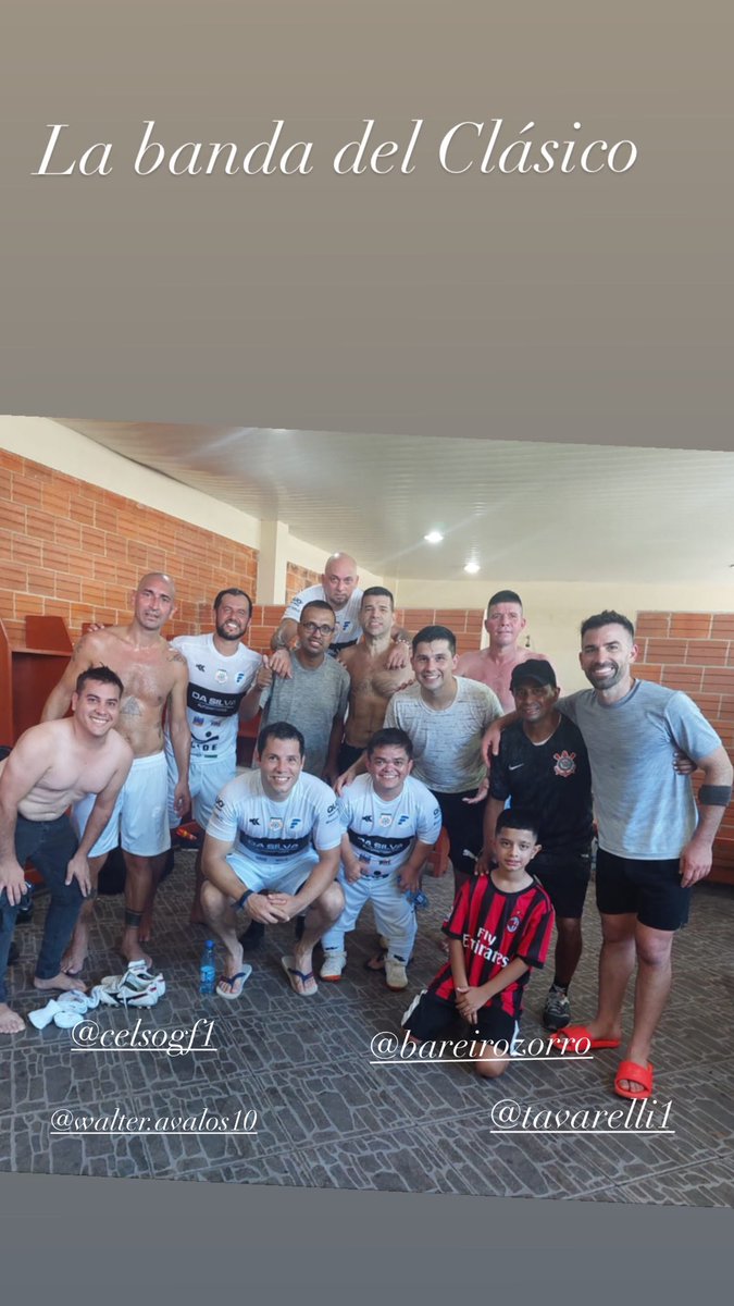 Mini Clásico con grandes jugadores y amigos