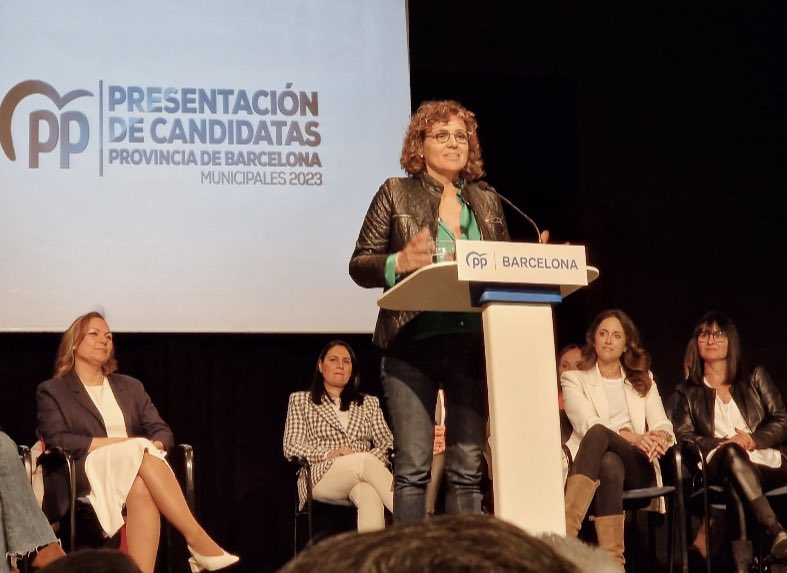 ▶️Hoy, nuestra candidata Natalia Ortega, asistió al acto de Presentación de Candidatas de la provincia de Barcelona. 
¡Es un lujo contar con este equipazo de mujeres! 
Porque la política, es cosa de tod@s💪🏼💙