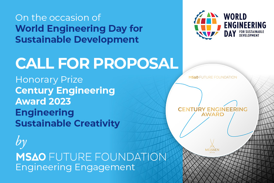 MsaoFuture's tweet photo. On the occasion of the World Day of Engineers for Sustainable Development #WED2023 , we are awarding two honorary prizes to two engineers who stand out in particular for their personal achievements for sustainable cities and for sustainable creativity. https://t.co/eH8ed6DFIV https://t.co/LDsR6vFSX0