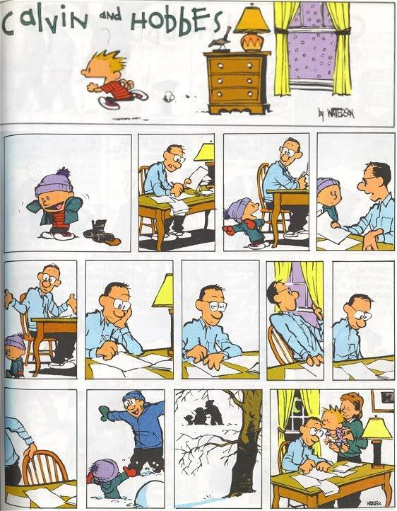 petergyang's tweet photo. I love re-visiting Calvin and Hobbes as an adult.

It's packed with life lessons that I want to share with my kids.

Here are 7 strips that make me think and smile:

1/ Work can wait https://t.co/xuQ1DlQolp