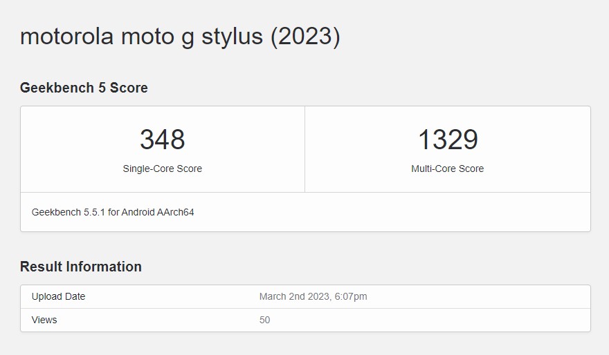 PhonesReviewCOM's tweet image. Moto G Stylus (2023) was spotted on Geekbench, providing further evidence of the release of the phone. This follows the digital render of the phone that surfaced online just last month, giving us a glimpse of its exterior design.
phonesreview.com/a-new-moto-g-s…