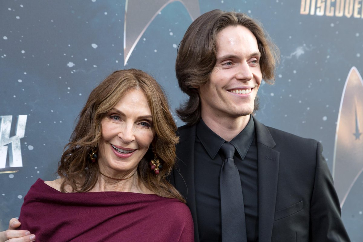 Gates McFadden Files on Twitter "GatesMcFadden with her son James