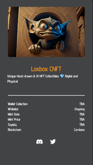 New listing alert! 
@LBDcNFT is now on fabledlist.co 

Whitelist: ONGOING
Mint Date: TBA
Mint Price: TBA
Supply: TBA