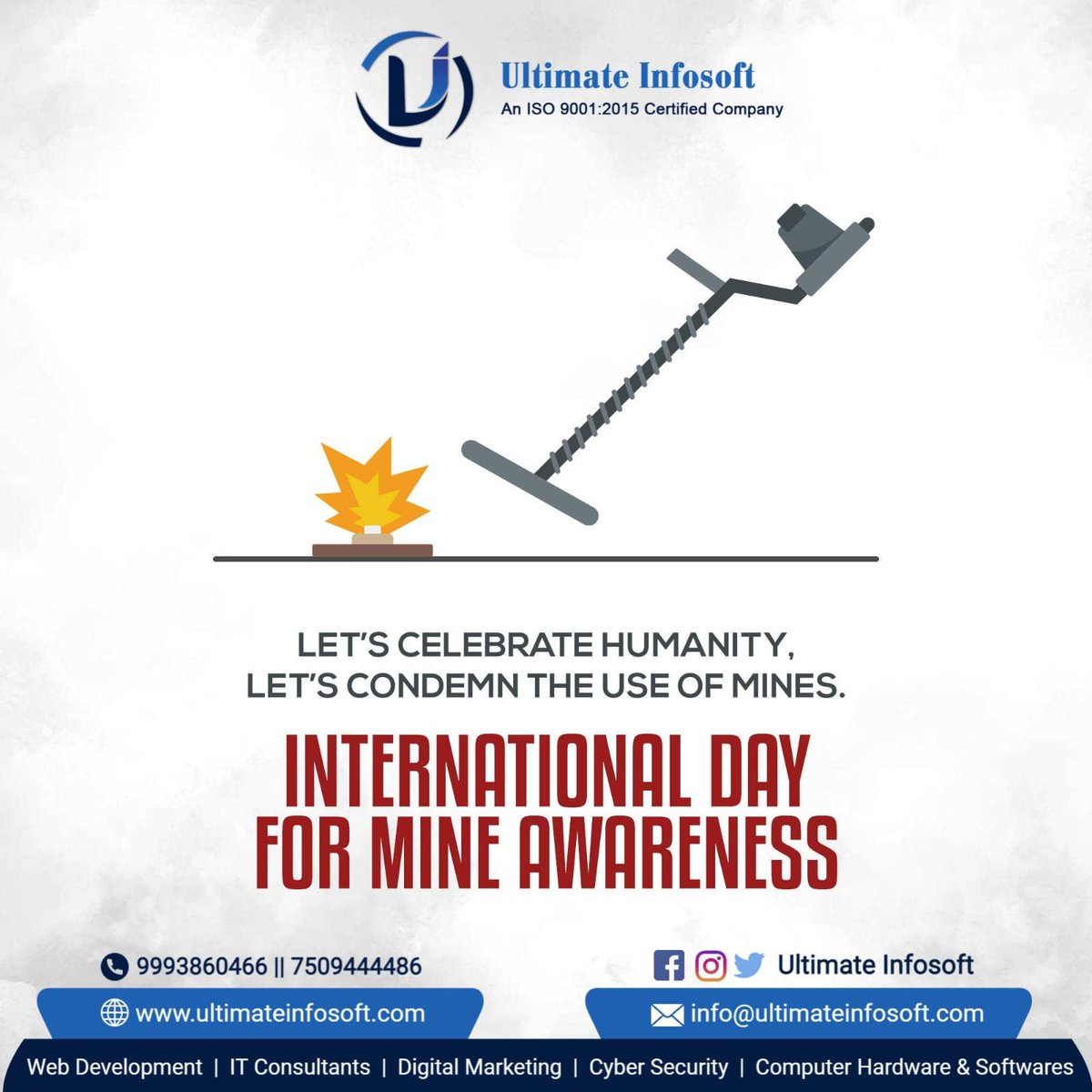 UltimateInfosof's tweet image. Greetings from Ultimate Infosoft Pvt Ltd
                    #SafeforDevelopment #HumanitarianAssistance #Landmines #Achievments #UnitedNationMineActionServices #ProtectLandmines #GlobalMineCommunity #MineDevelopment #MineAction #MineNorms
ultimateinfosoft.com
