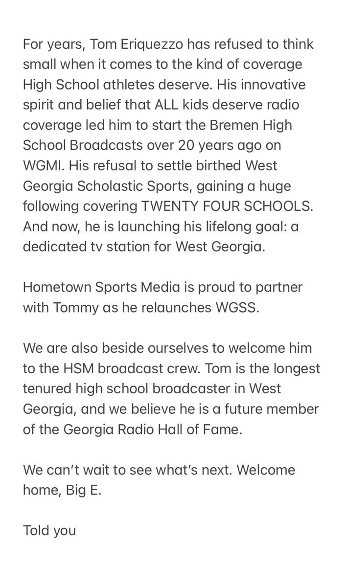 HSM_WestGA's tweet image. We have a very exciting announcement to make!! We will be collaborating with WestGaTv and West Georgia Scholastic Sports further pushing the boundaries for coverage of highschool sports!!
#hometownsportsmedia #wgss #highschool #radio #westga
