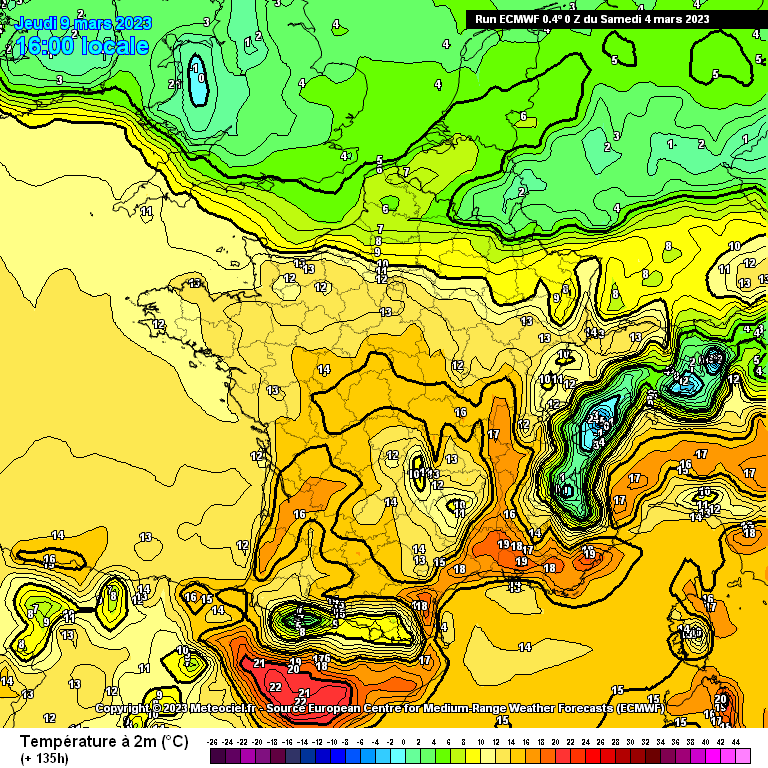 La_Meteo_du_13's tweet photo. >> Avec le basculement du flux à l'Ouest en milieu de semaine prochaine et au Sud de la rivière Atmo, les températures vont nettement grimper sur le pourtour Méditerranéen parfois par effet de #Foehn.

Les 20° seront alors parfois atteints sous le vent. https://t.co/Ipr4UM2ZcS