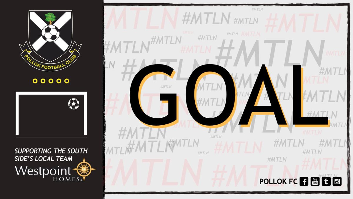 85'

GOAL Pollok!

Kenny Barr with his first for the club. 

⚫️ Pollok 6 - 2 KRR 🔵

⚫️⚪️ #MonTheLokNow ⚪️⚫️