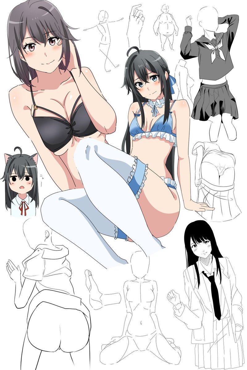 kuon_ritsu's tweet photo. 模写とからくがき https://t.co/1Kz6V22CBh