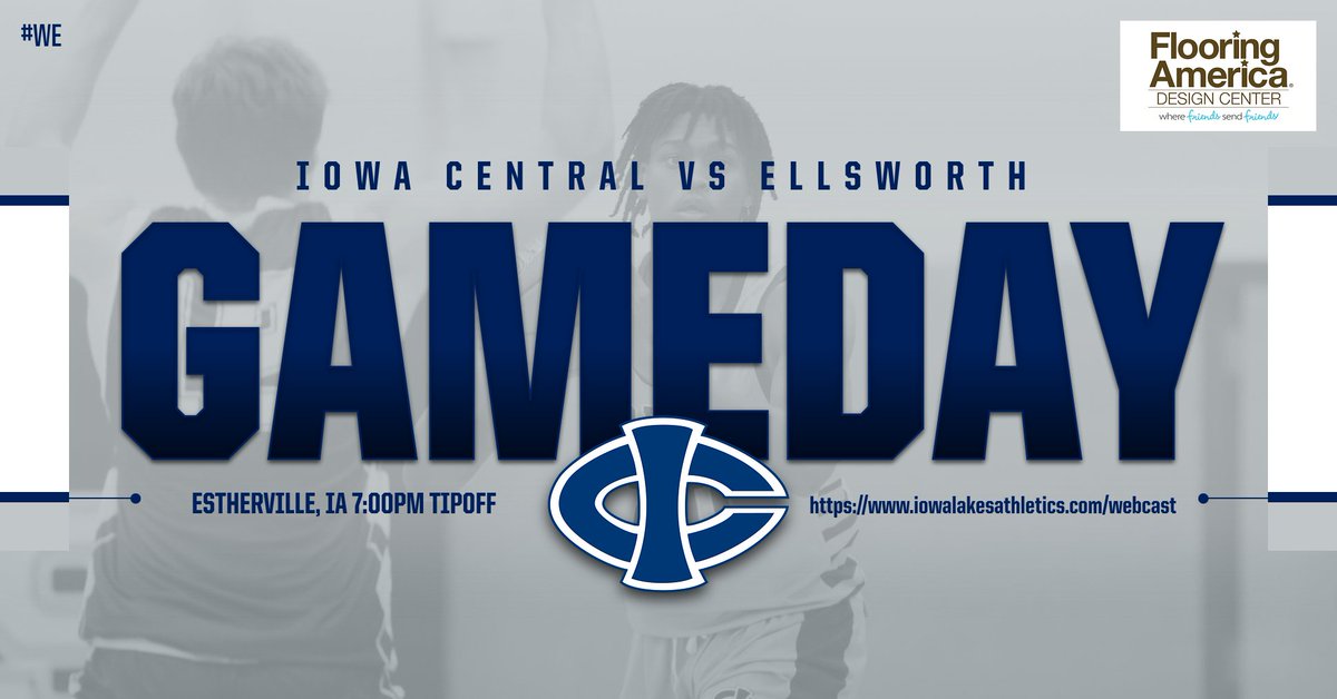 iowacentralmbb's tweet photo. Region XI tournament kicks off today.  We play the #4 seed Ellsworth Panthers at 7:00pm in Estherville, IA at Iowa Lakes CC.  The game can be found at https://t.co/tnOdjJQHFF.  Win or go home.  #WE https://t.co/Az99EmfhmS