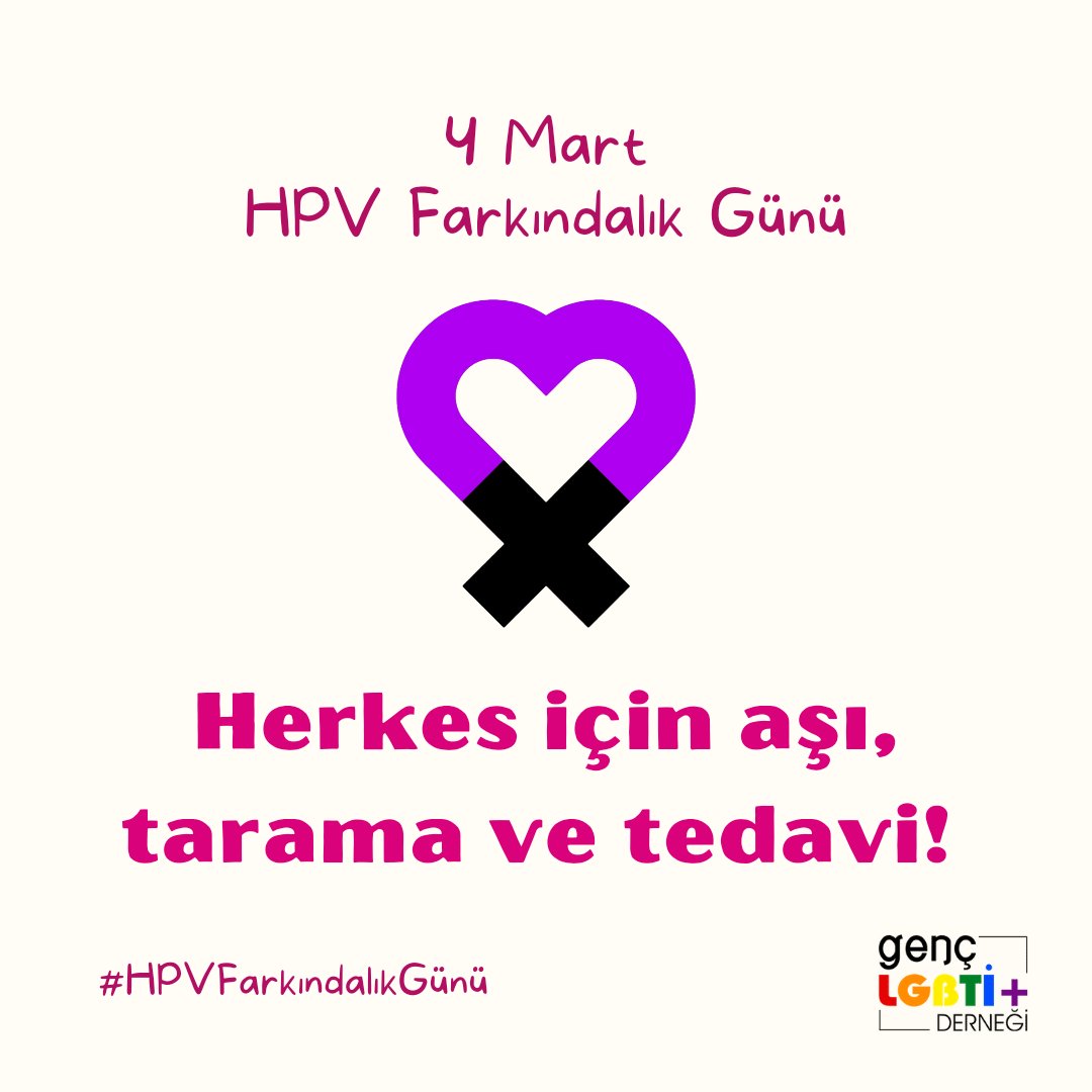 Sağlığa erişim bir insan hakkıdır. HPV aşısının, HPV taramalarının ve tedavinin herkes için erişilebilir olması talebimizi 4 Mart HPV Farkındalık Gününde bir kez daha yineliyoruz.

#HPV #HPVFarkındalıkGünü #HPVAwarenessDay