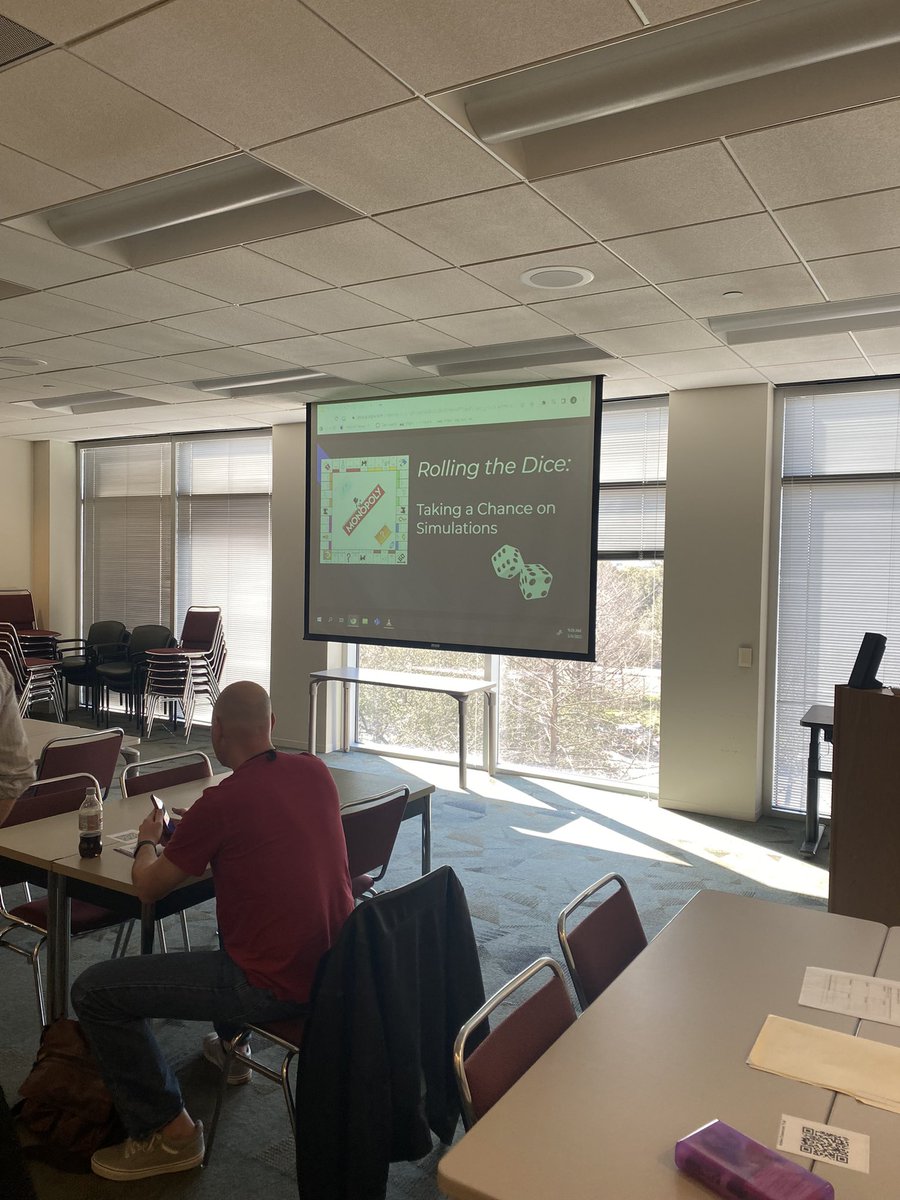 J_Filipow's tweet image. Roll the Dice! @HISDSocStudies Teacher Leader Jonathon Bryant facilitating a session using @SocialStudiesSS simulations. Live to see it! #DistrictPartnerships #DiscoverDevelopDeploy