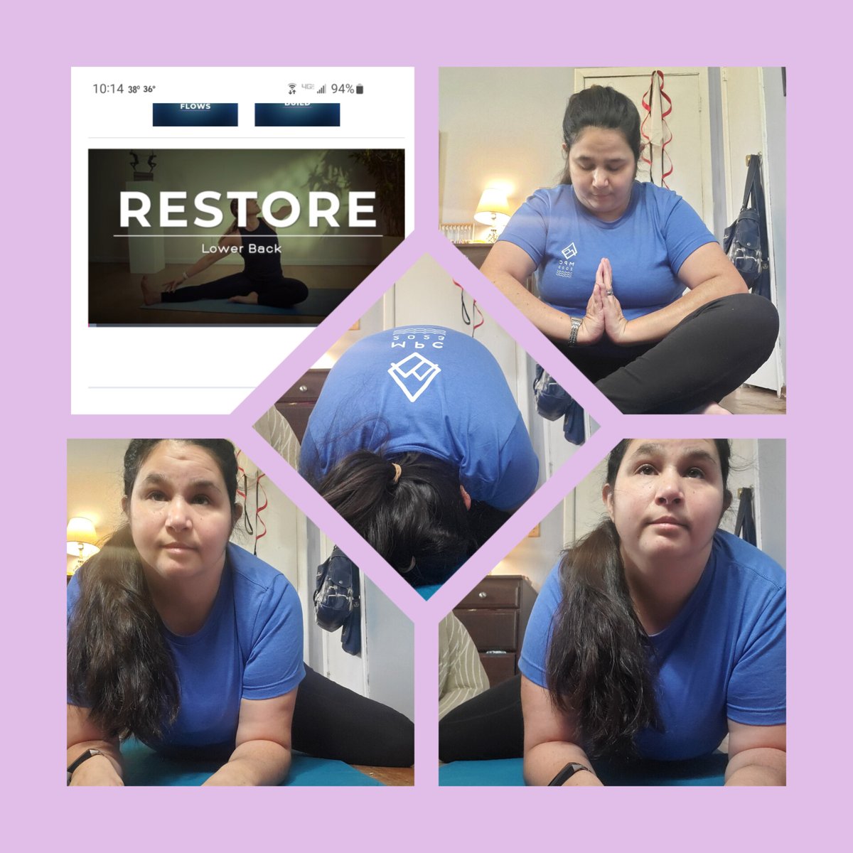 Leigh04291173's tweet photo. Day 4: did some yoga Restore: Lower Back. Which was needed this morning
#RunPeakerRun
#RPRForTheGold
@MyPeakChallenge
@RunPeakerRun https://t.co/7ZDgAYdPdd