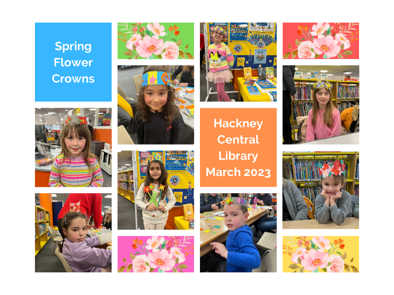 hackneylibs's tweet image. We had a fabulous time making flower crowns for spring at #HackneyCentralLibrary today! 
Colours and creativity galore👑🌻