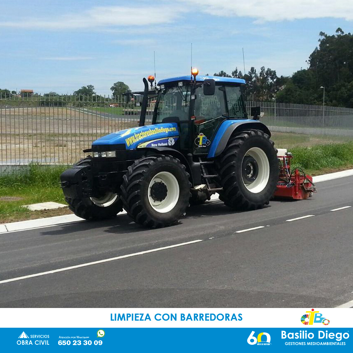 Basiliodiegogm's tweet photo. Proporcionamos un servicio de limpieza mediante barredoras de carreteras, calles, polígonos, parquin…, todo ello con el objetivo de mantener la infraestructura en perfectas condiciones de uso.

PRESUPUESTO SIN COMPROMISO.
#Obracivil https://t.co/WWTyA0NxZE