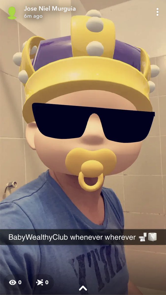 engr_crypt0's tweet photo. #BabyWealthyClub @Snapchat lenses; BWC whenever wherever… 🚽🧻 #BWCParty
#BabyRichGang https://t.co/gWZfAKHSDg