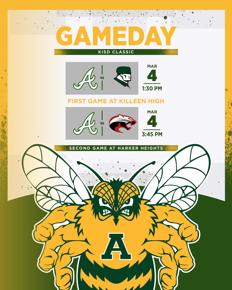 Last day of the KISD Classic! ⚾️ 

Bees tied the Roos 4-4 in a late one last night. Come out and support LRA Baseball in Killeen and Harker Heights today! #BestIsTheStandard