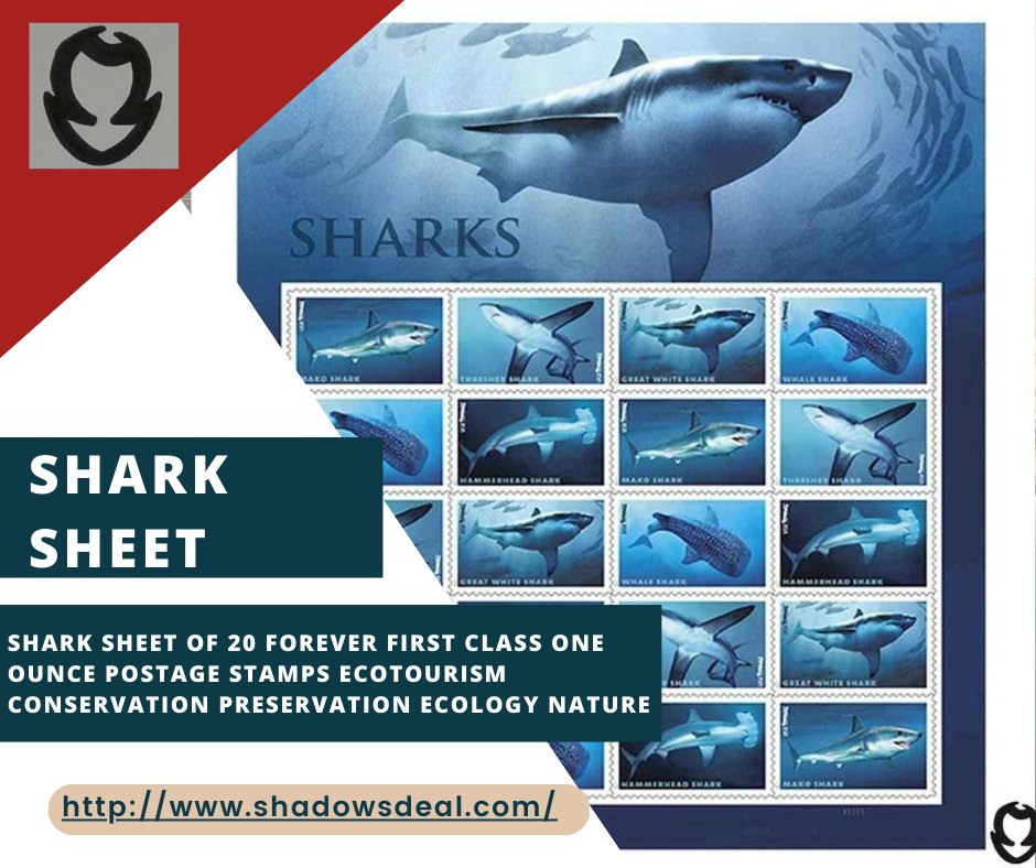 ShadowsDeal's tweet image. 🎈Shark Sheet of 20 Forever First Class one Ounce Postage Stamps 
Visit our website:👇
shadowsdeal.com
#foreverstamps #uspsforeverstamps #stampscollector #uspsstamps
#postagestamps #foreverstamps #uspspostage #stampprice #uspspostagestamps