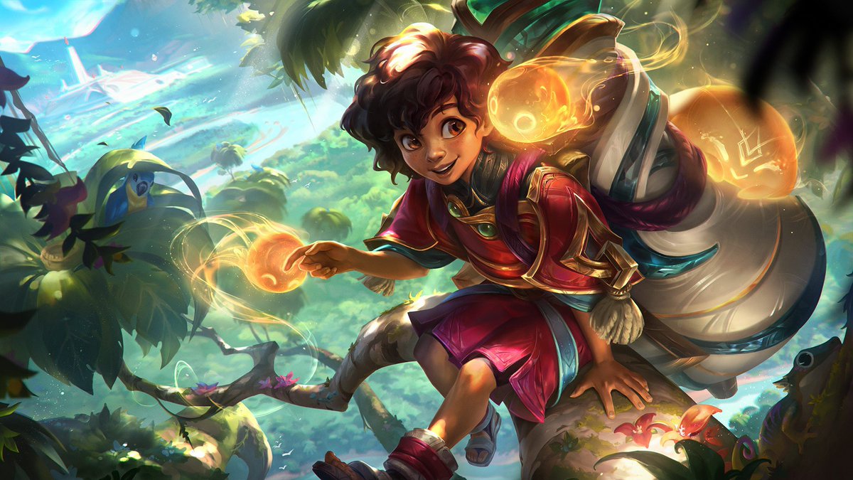 NewAzkaryan's tweet photo. Splash art para Milio https://t.co/GAgoVUN3wy