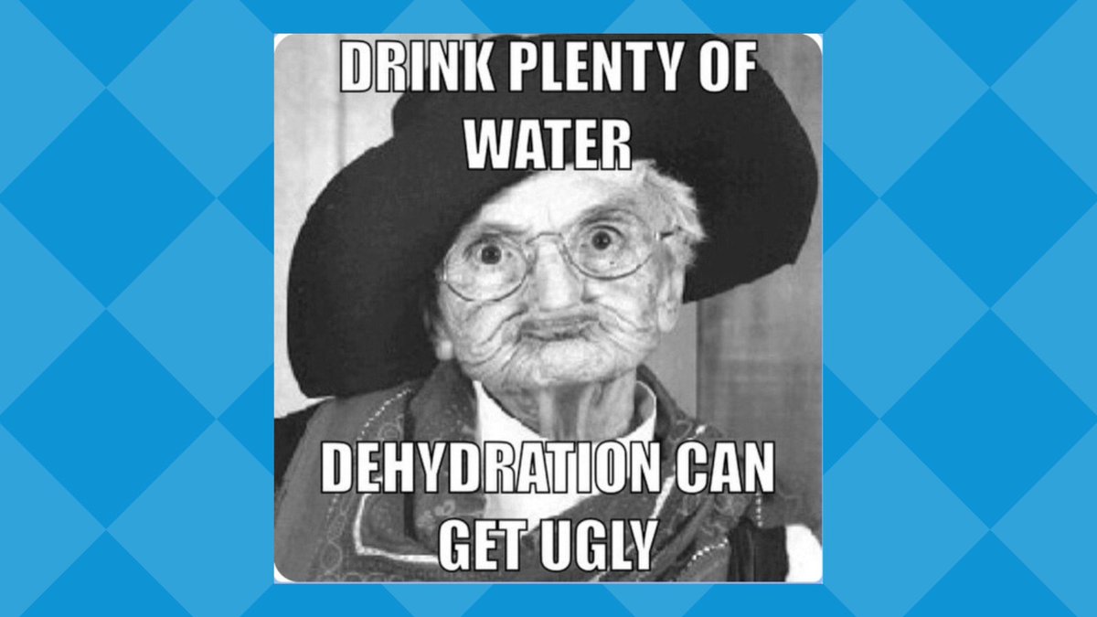 😆 Drink plenty of water...dehydration can get ugly!  Stay hydrated with Berkey Clean Water!  berkeycleanwater.com

#stayhealthymyfriends #stayhydratedmyfriends #timeforwater