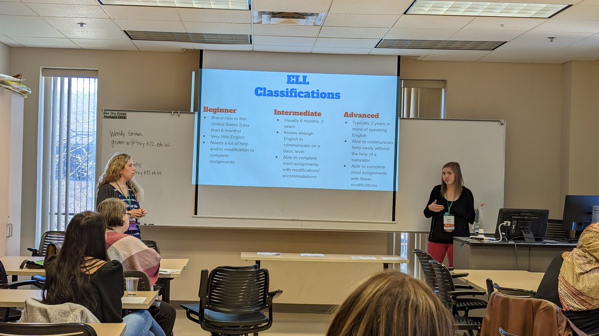 Thanks to Mrs. Grimm and Mrs. Yantis for sharing how to help our ELL students @WSUNER!