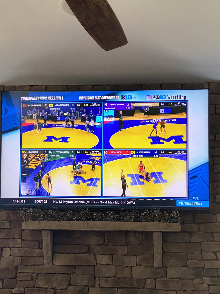 #B1GQuadBox 
#Bigtenwrestling 
#Onlywatchsports