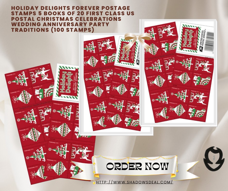 ShadowsDeal's tweet image. 🌻Holiday Delights Forever Postage Stamps 
Visit our website:👇
shadowsdeal.com

#upsstamp #stamps #USPS #ups #mail #mailing #packagedeal #Package #Postage #shipping #uspsshippingrates #postagestamps #Order #postagestamp #deals #discounts #tradedeals #shadowsdeal #slhadow