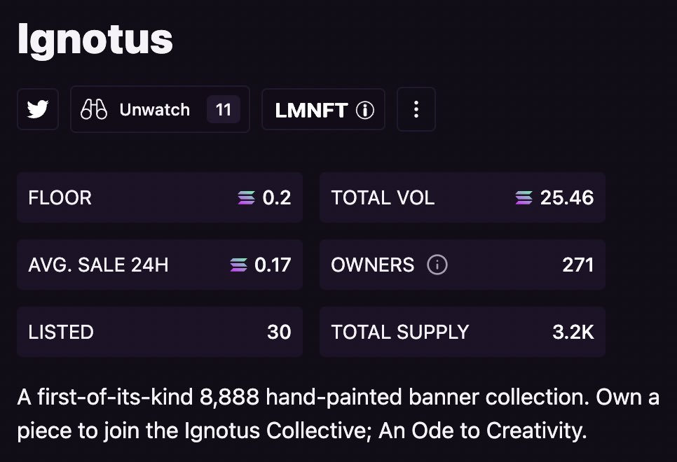 even the ‘best’ communities in the space can’t get under 1% listed

<a href="/ignotusNFT/">ignotus 👁‍🗨</a> is built different