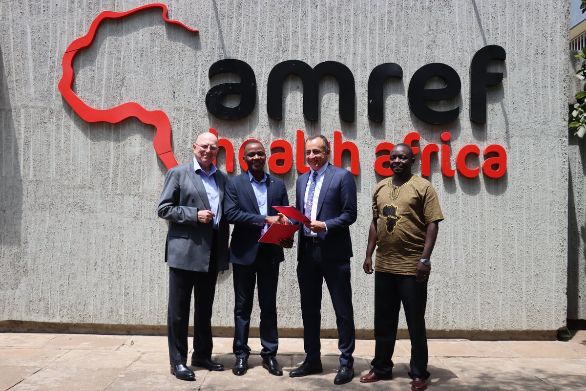 Amref_Kenya's tweet image. [Thread] 1/ Yesterday, we signed an MOU with Health Governance International LLC to establish a partnership that will spearhead the #HealthWorkforce Initiatives in Africa to enhance Human Resources for Health for stronger health system(s) performance. #HealthSystemsStrengthening