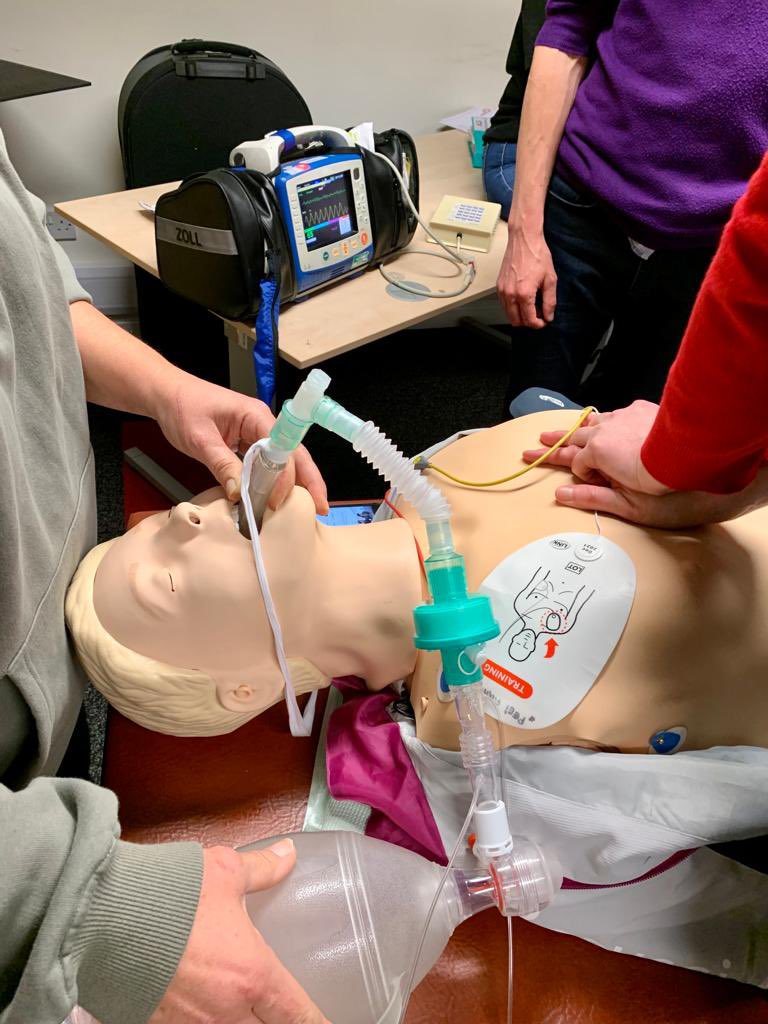 NARS HQ is busy today with candidates from <a href="/EastEnglandAmb/">EEAST Ambulance Service</a> and Critical Care working together. <a href="/ResusCouncilUK/">Resuscitation Council UK</a> Cardioversion and Pacing workshop complete, cardiac arrest in special circumstances in progress before testing - good luck everyone!